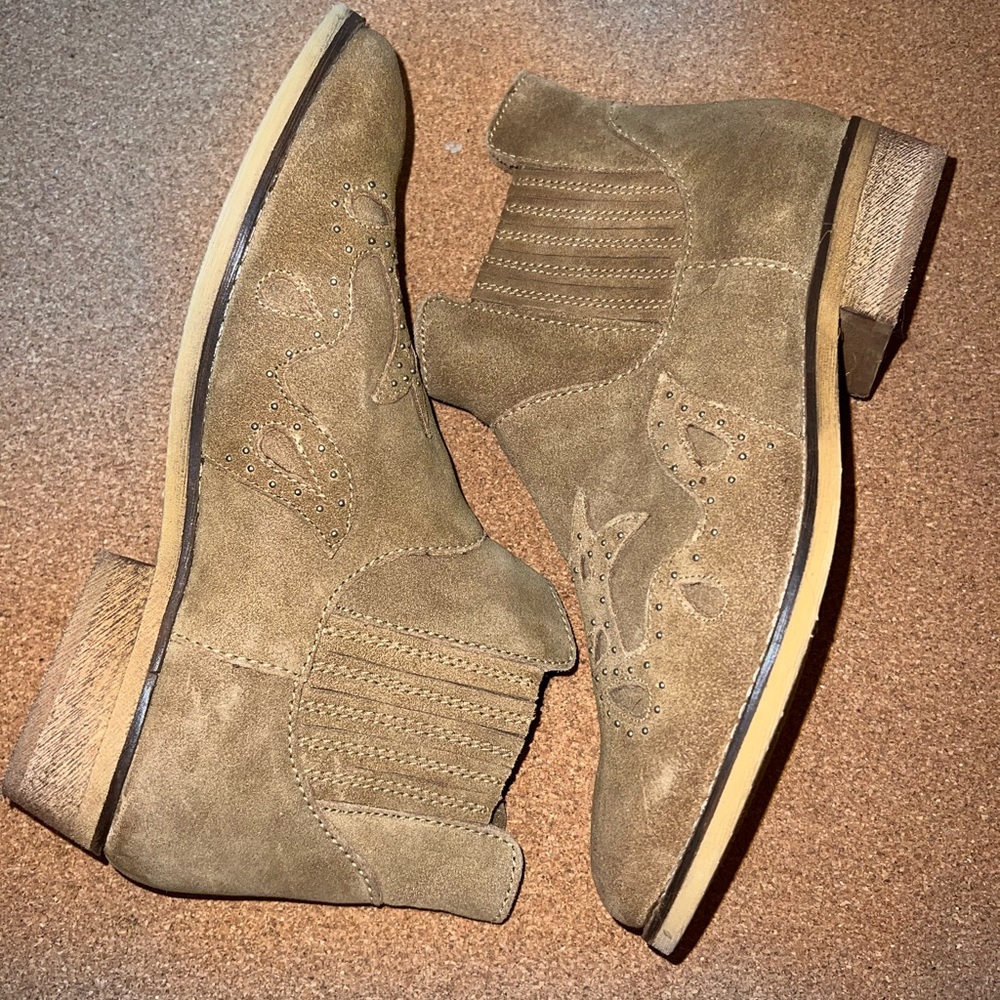 Zara brown ankle boots